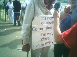 speakers corner guy